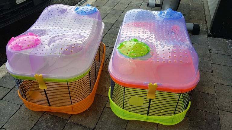 2 x Hamster cages gerbil cage pet cage 