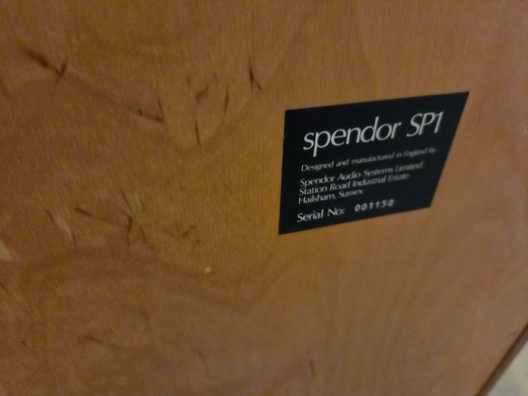 Spendor SP1 Speakers