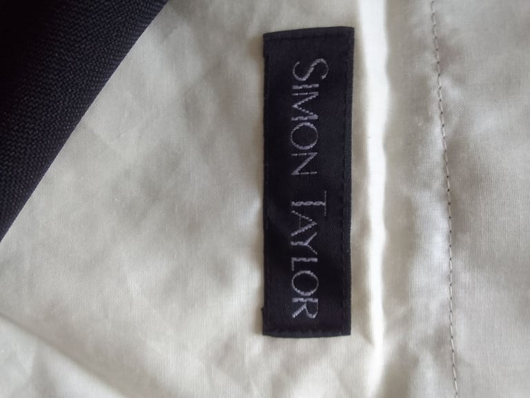 Men's simon Taylor trousers black new