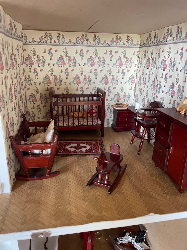 Dolls house wooden furniture
