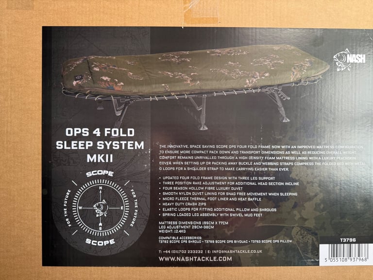 image for Nash Scope 4 Fold Sleep System MKII - Brand New 