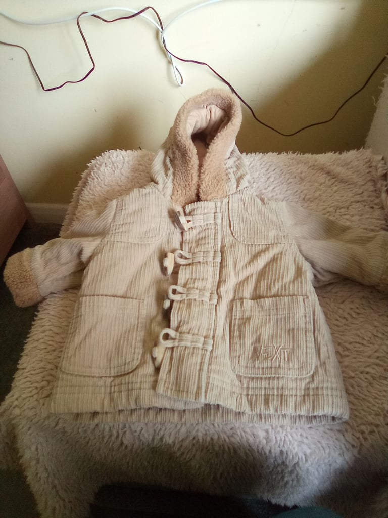image for Children's cord beige coat 