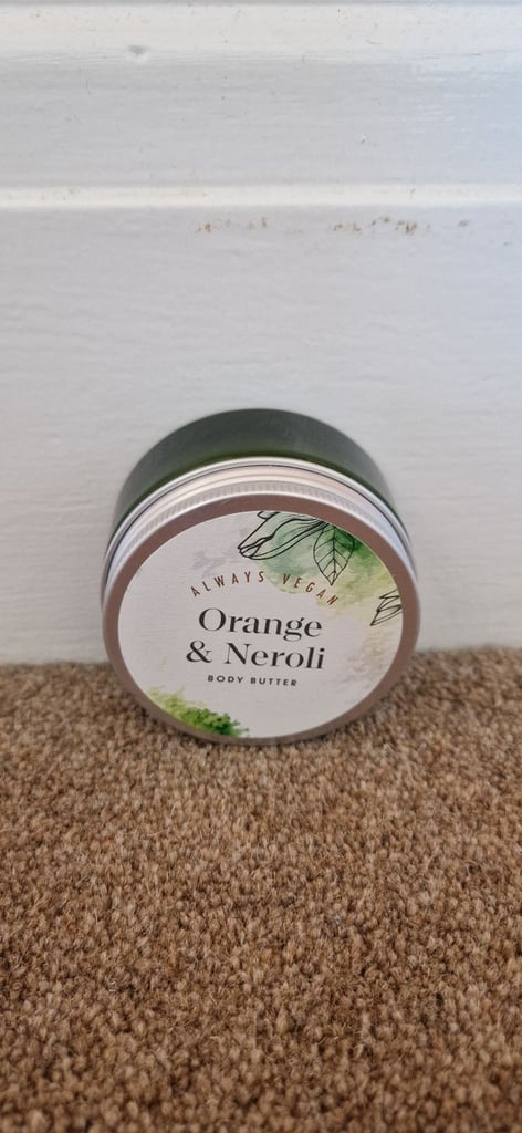 image for ALWAYS VEGAN ORANGE AND NEROLI BODY BUTTER 100ML. UNOPENED.