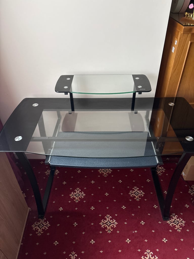 Glass Computer desk