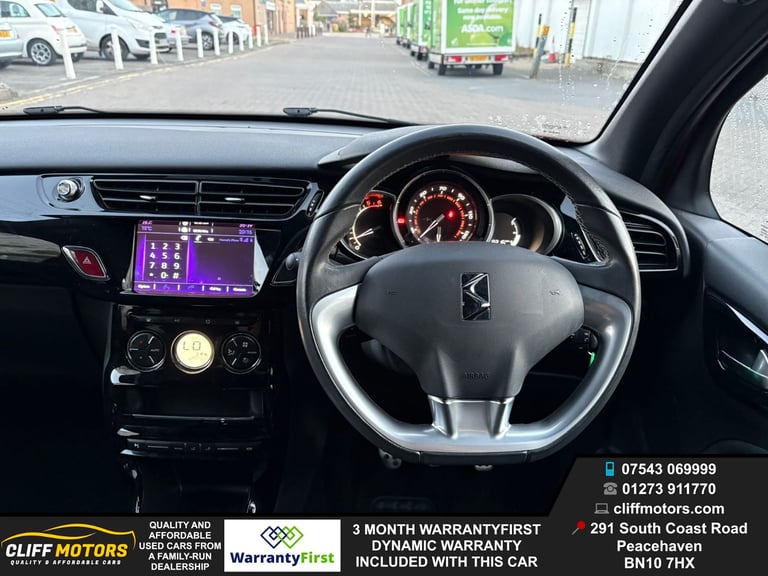 2017 DS DS3 Elegance - New Years MOT - £20 Road Tax - ULEZ Compliant - 3 Month Warranty