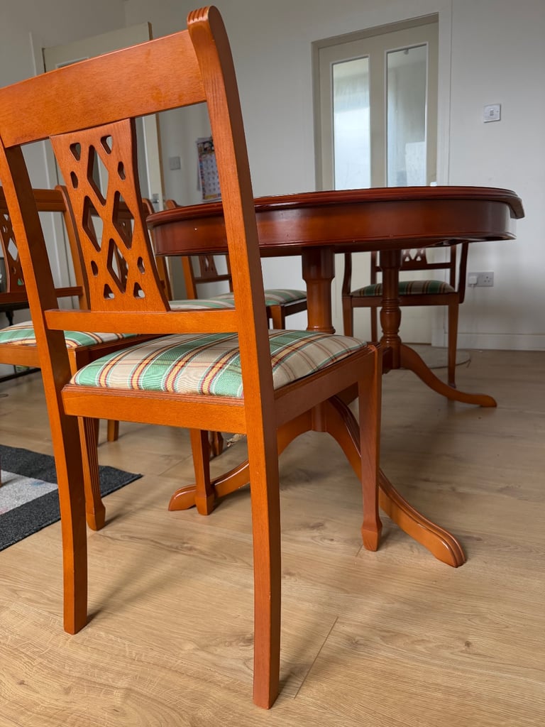 Dining table and chairs, reduced from £150