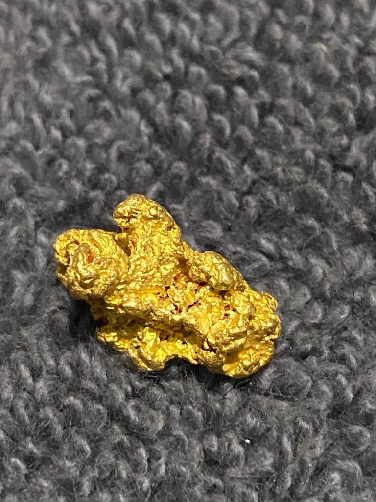 5.67g Australian raw gold nuggets 