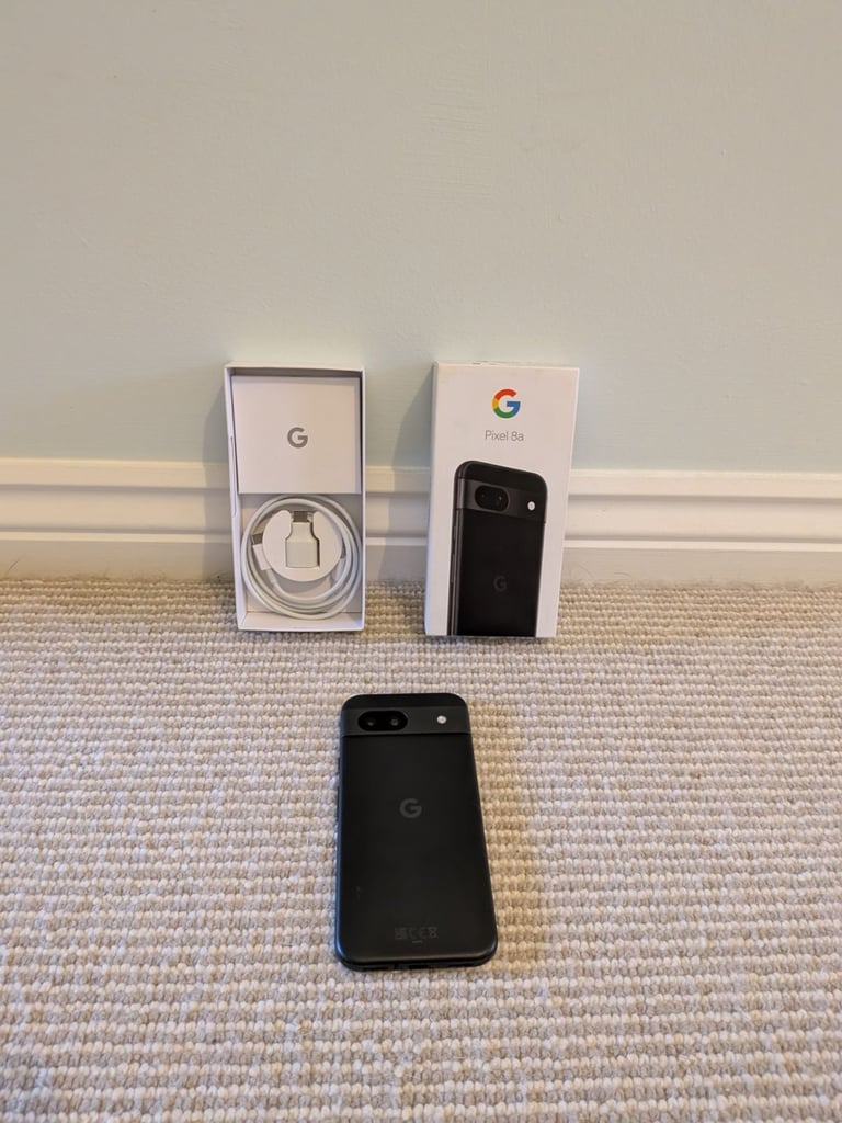 Google Pixel 8a 128gb Obsidian Black Unlocked