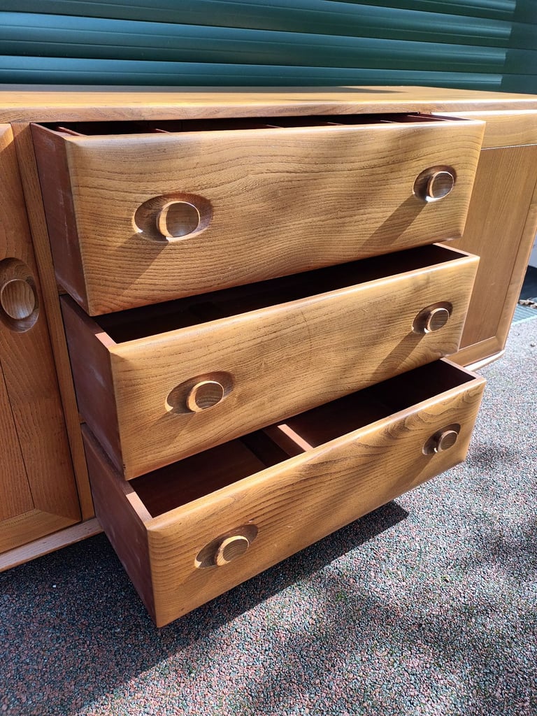 Ercol Blonde Windsor Sideboard, Model 455