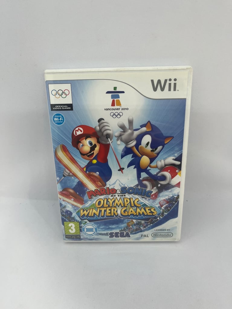 image for Mario & Sonic at the Olympic Winter Games (Wii, 2009) Complete with Manual
