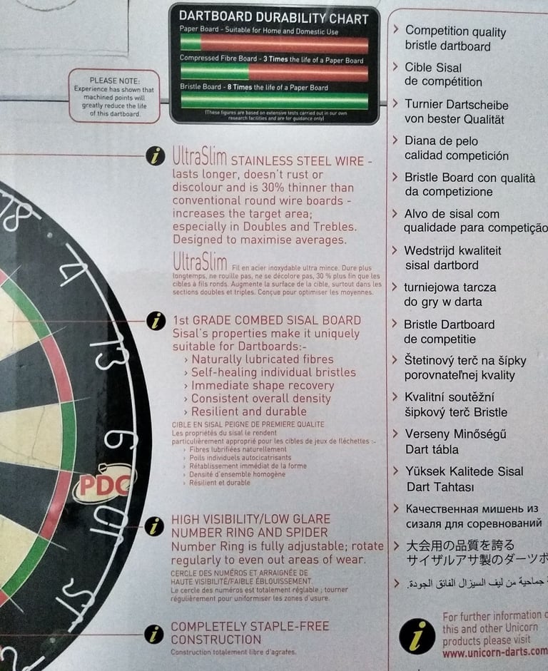 Unicorn Eclipse Pro Dartboard