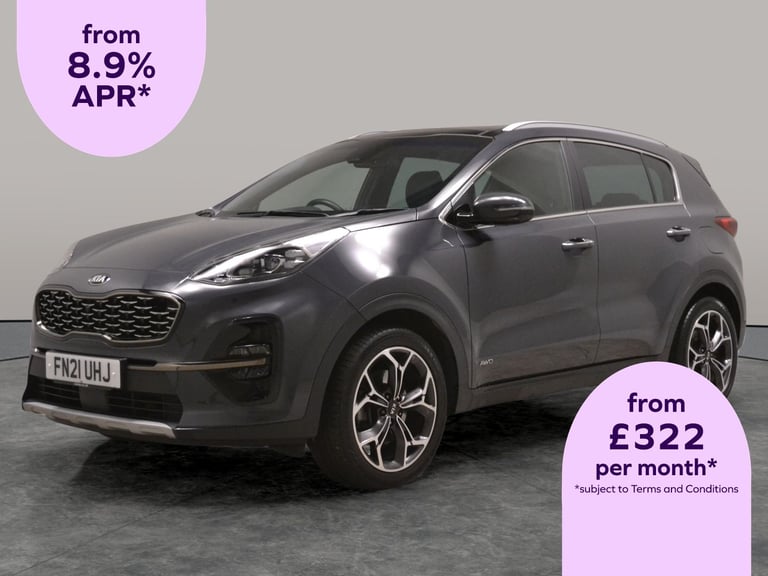2021 Kia Sportage 1.6 T-GDi GT-Line S SUV 5dr Petrol DCT AWD Euro 6 (s/s) (174 bhp) - HEATED  Suv...