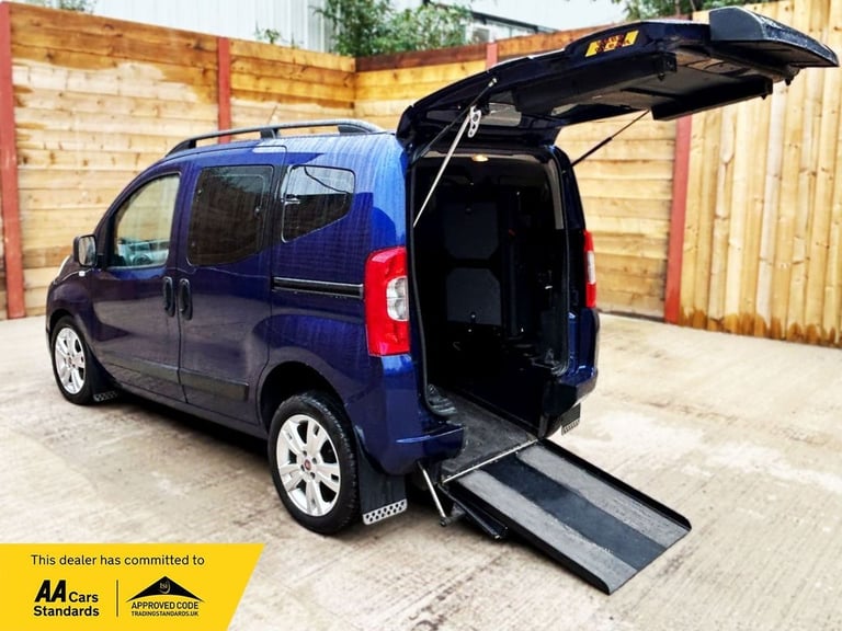 2016 Fiat Qubo 4 Seat Auto Switch Conversion Wheelchair Accessible Vehicle MPV Diesel Automatic
