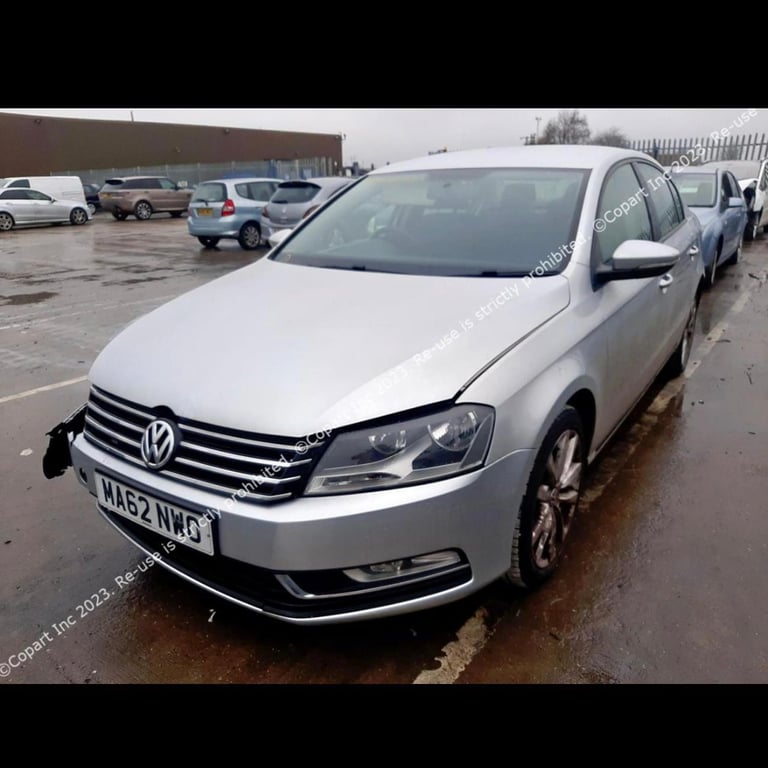 VOLKSWAGEN PASSAT B7 SALOON FOR BREAKING IN SILVER LA7W / 2012