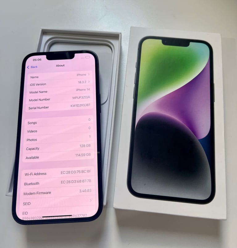 iPhone 14 128gb Black No Offers. 