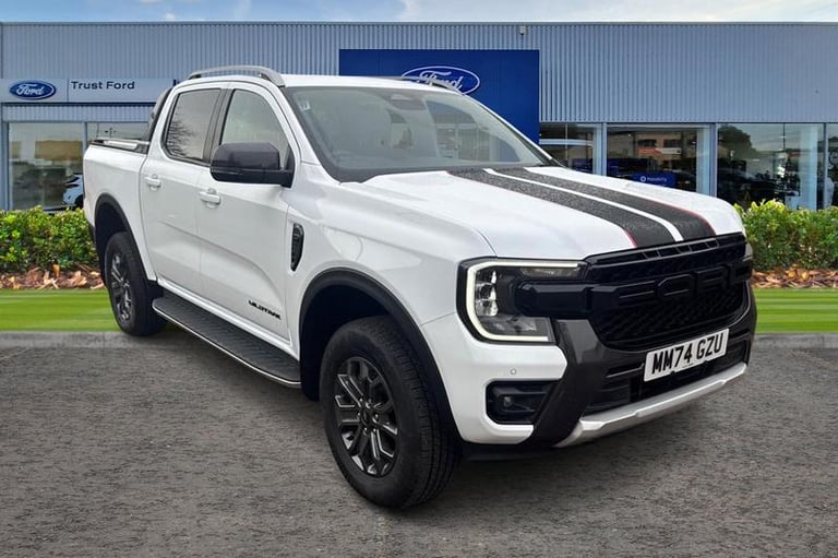 2024 Ford Ranger Wildtrak AUTO 3.0 EcoBlue V6 240ps 4x4 Double Cab Pick Up, HEATED FRONT SEA Pick...