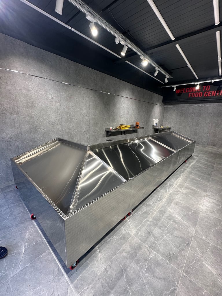 image for Fish Display for Fresh Fish - Stainless steel