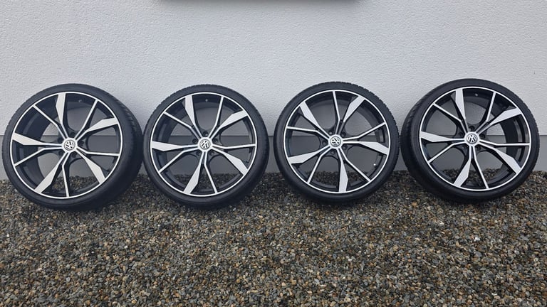 20 INCH VW/AUDI ALLOYS WITH HANKOOK TYRES