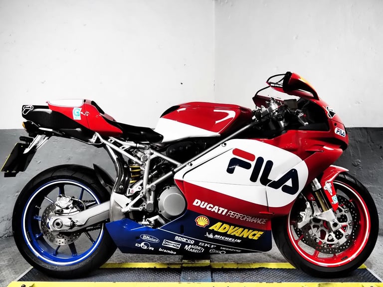 Ducati 999 Fila Rep ,Termignoni pipes,10k ,3 previous owners stunning Supersport
