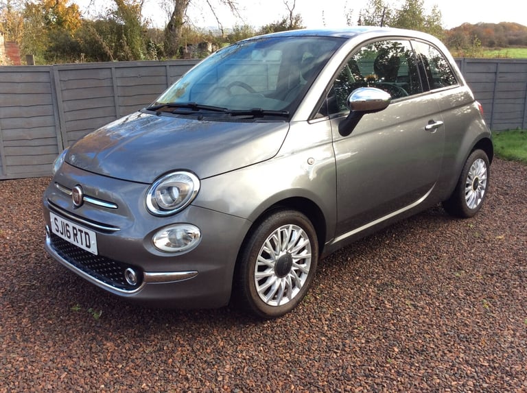 2016 Fiat 500 1.2 Lounge 3dr HATCHBACK Petrol Manual