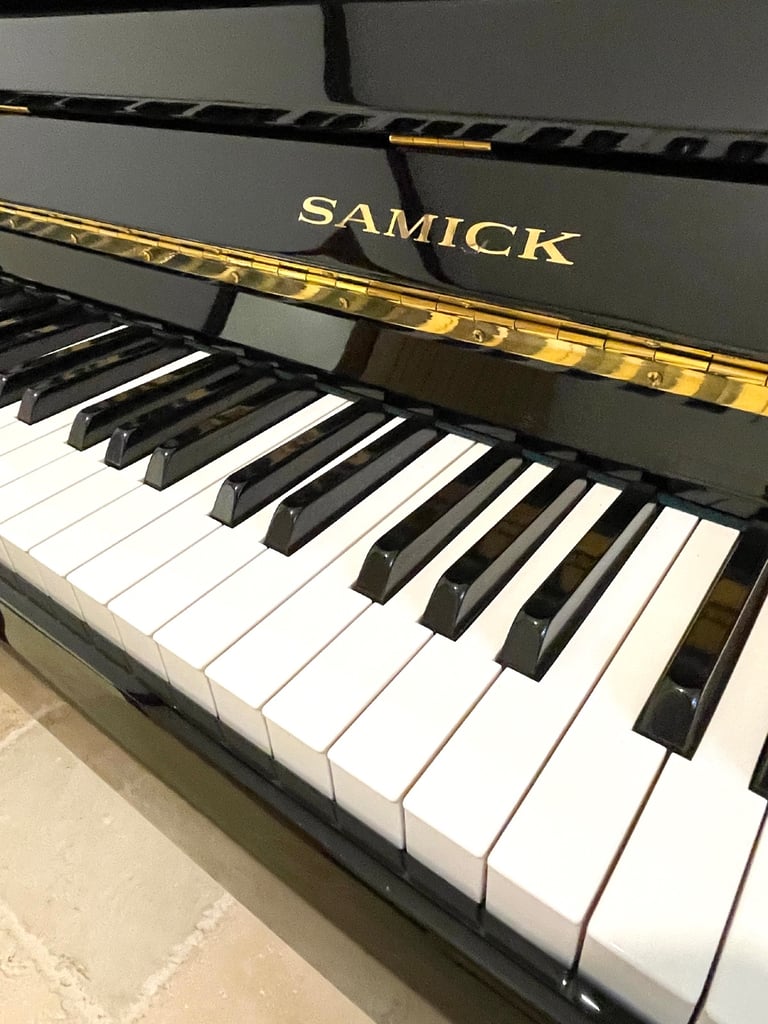 Restored Samick 108 Small Upright Piano