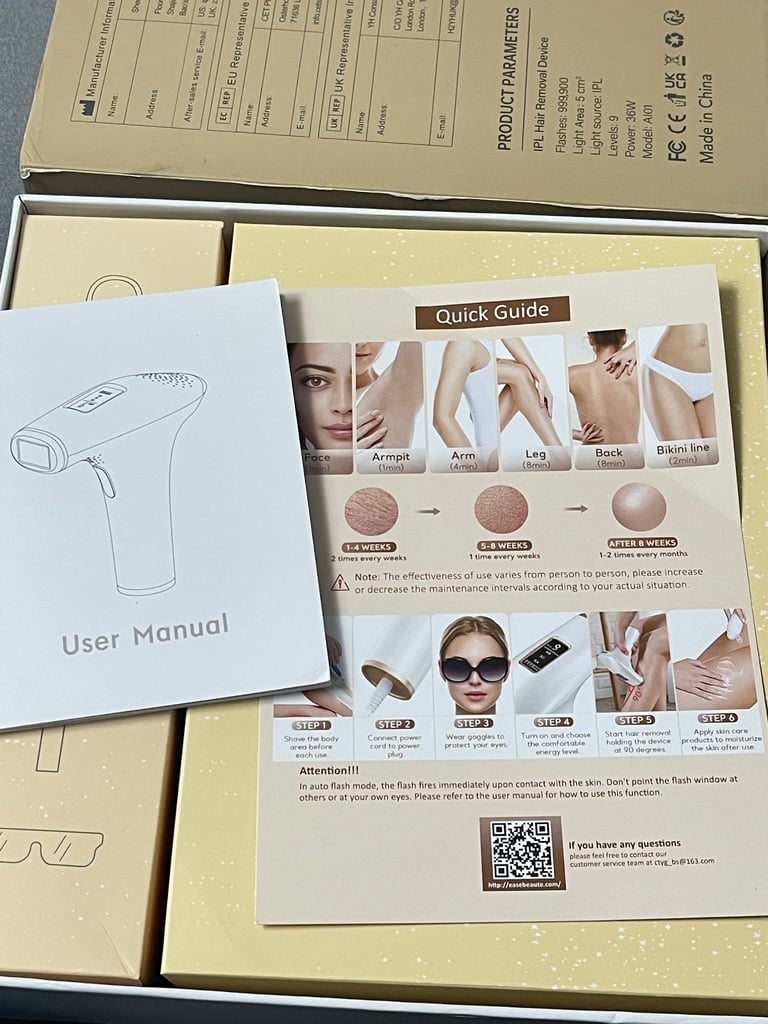 IPL LASER HAIR REMOVAL 