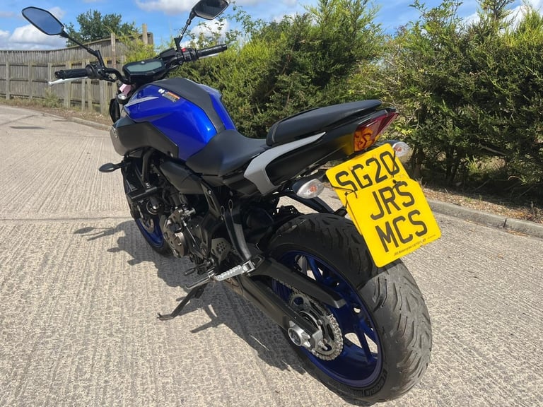 2020 20 YAMAHA MT07 ABS MT-07 MT 07 700cc ROADSTER NAKED - FSH BLUE