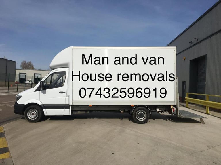 Man and van man with van house removals service 