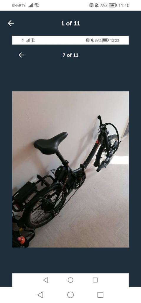 image for Electric raleigh fold up bike for sell 