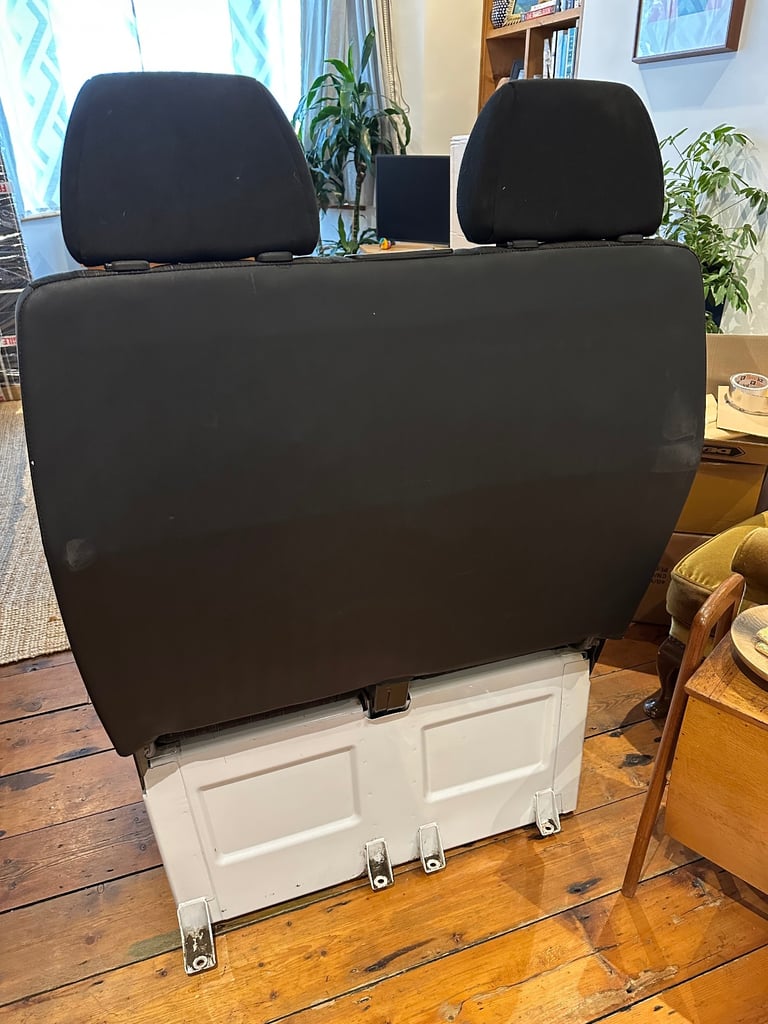 Mercedes Sprinter 906 NS Passenger Twin Bench Seat + Base and Mats / Very Good 