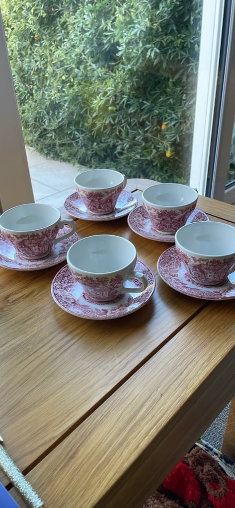 image for Vintage Broadhurst Constable series cups and saucers