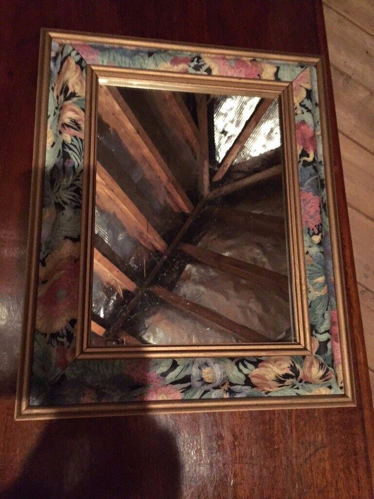 Mirror, hand-painted, 43cm by 36 cm