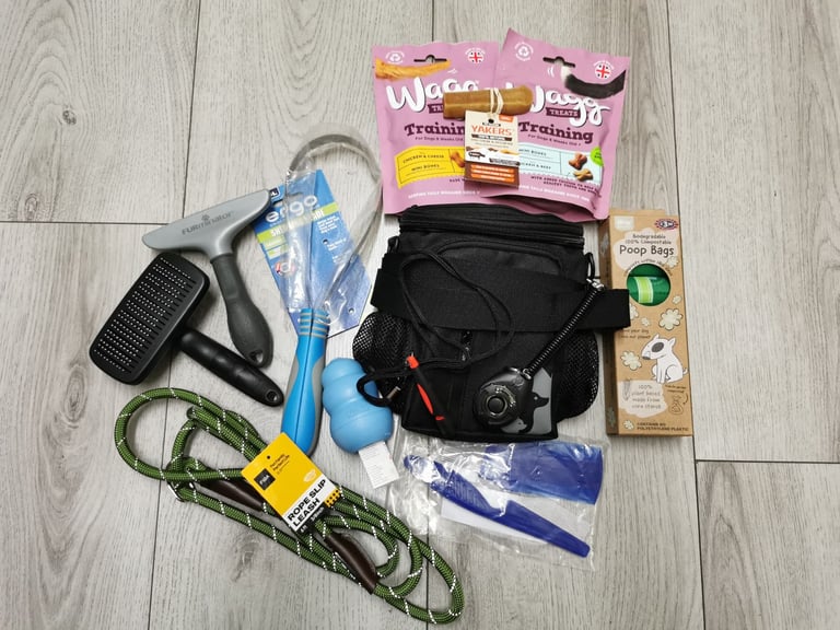Dog grooming & training items