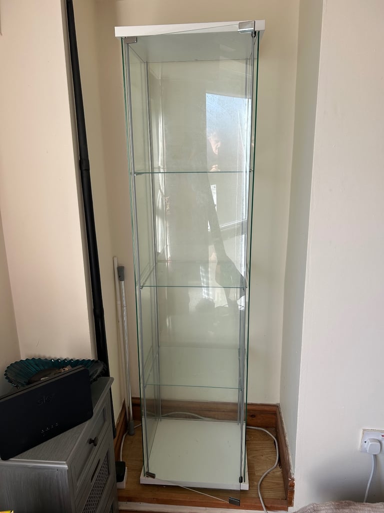 image for IKEA glass display stand
