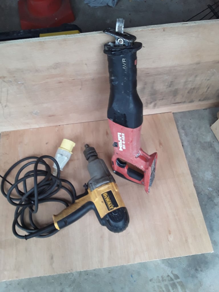                      ☆☆HILTI RESIPRECATIN  SAW  + DEWALT 110 NUT RUNNER☆☆ 