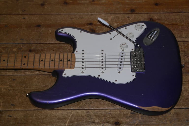 2021 Fender Mischief Maker Limited Edition Road Worn Stratocaster nitro cellulose finish