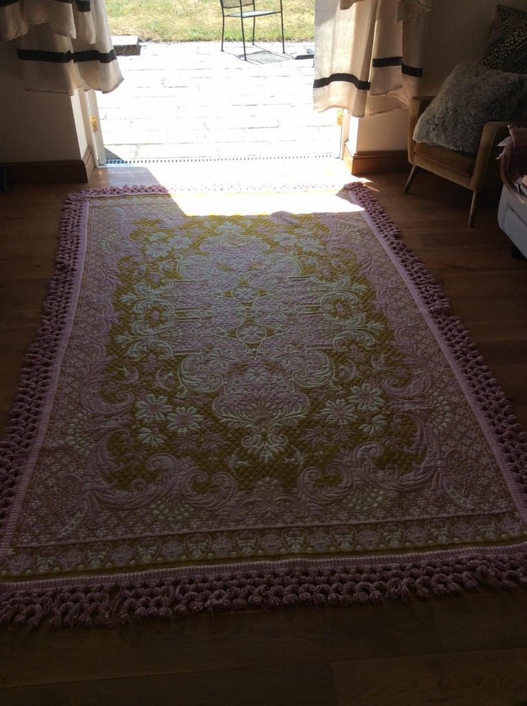 Vintage throw tassels bedspread 60’s