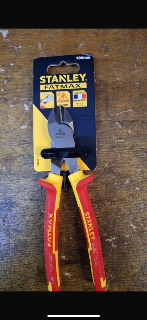 image for Stanley Fatmax Cable Wire Cutting Plier 0-84-003