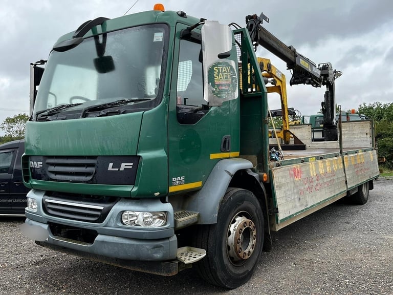 2013 DAF LF DROPSIDE WITH ATLAS 104.3E CRANE 