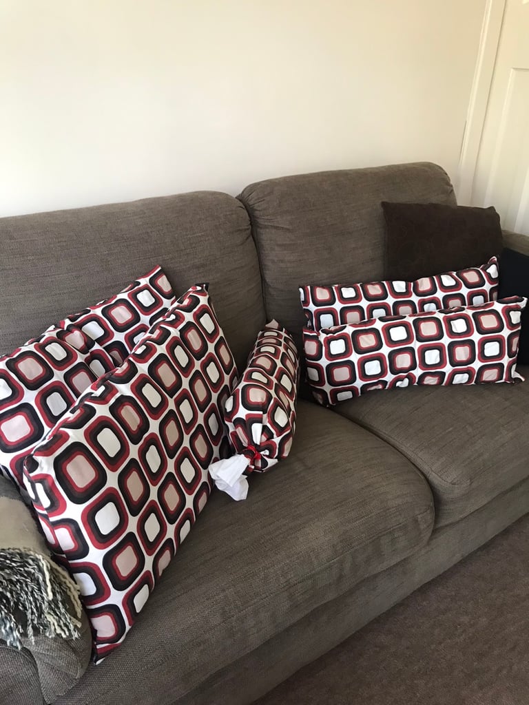 Large collection of cushions