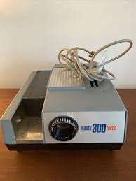 image for Vintage Boots '300 Turbo' Blue Slide Projector Retro - Sept 1970 - with cartridge