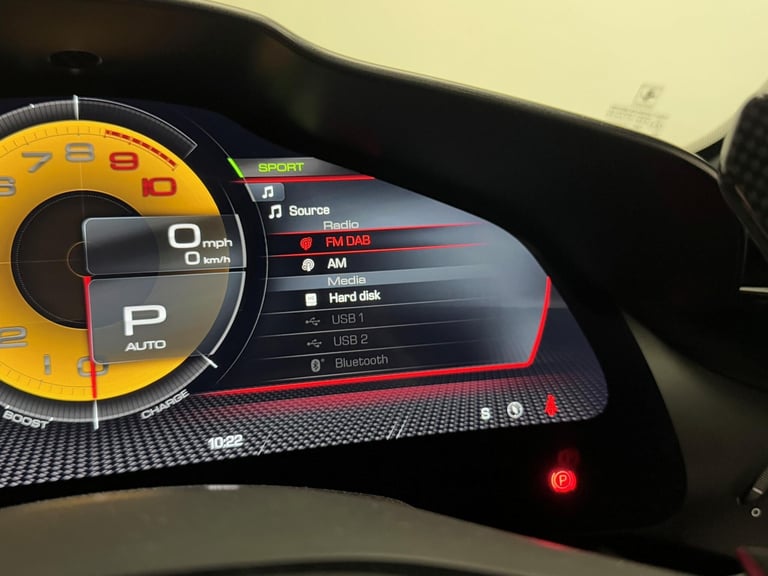  Ferrari 296 GTB 3.0T V6 7.45kWh Coupe 2dr Petrol Plug-in Hybrid F1 DCT Euro 6 (s/s) (830 ps Petr...