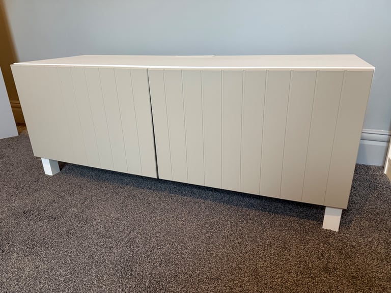 IKEA TV bench with doors