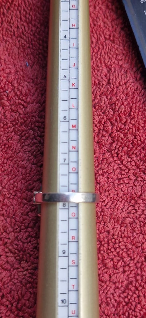 image for Vintage silver and chalcedony ring 