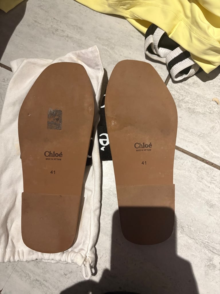 Chloe shoes receipts available,