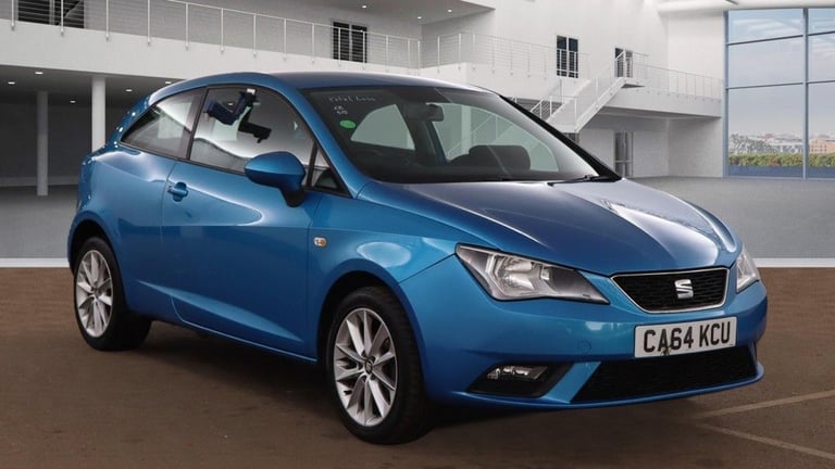 image for 2015 64 SEAT Ibiza 1.4 Toca Sport Coupe, Euro 5, 3 Door, Petrol, Manual, Metallic Blue