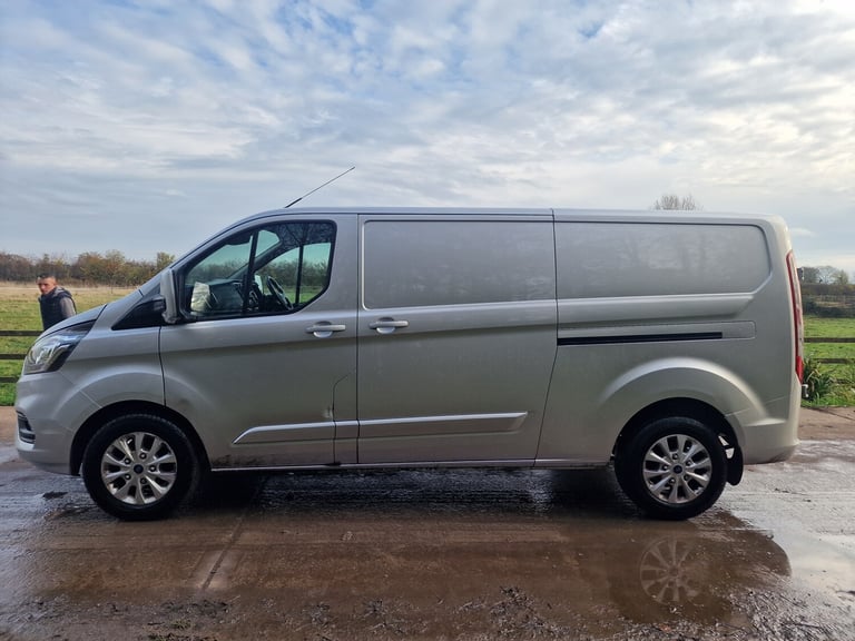 2021 Ford Transit Custom Silver LWB  Drives Perfect  7m MOT  LTD Top Spec