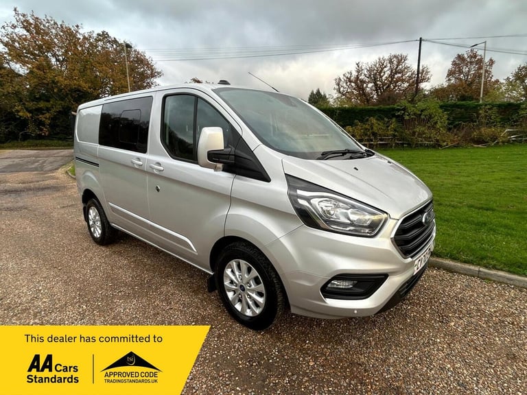 2020 Ford Transit Custom 2.0 300 EcoBlue Limited Crew Van Auto L1 H1 Euro 6 (s/s) 5dr PANEL VAN D...