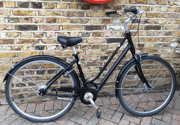 Giant Liv Flourish City Bike for Women - test ride at bicycle workshop