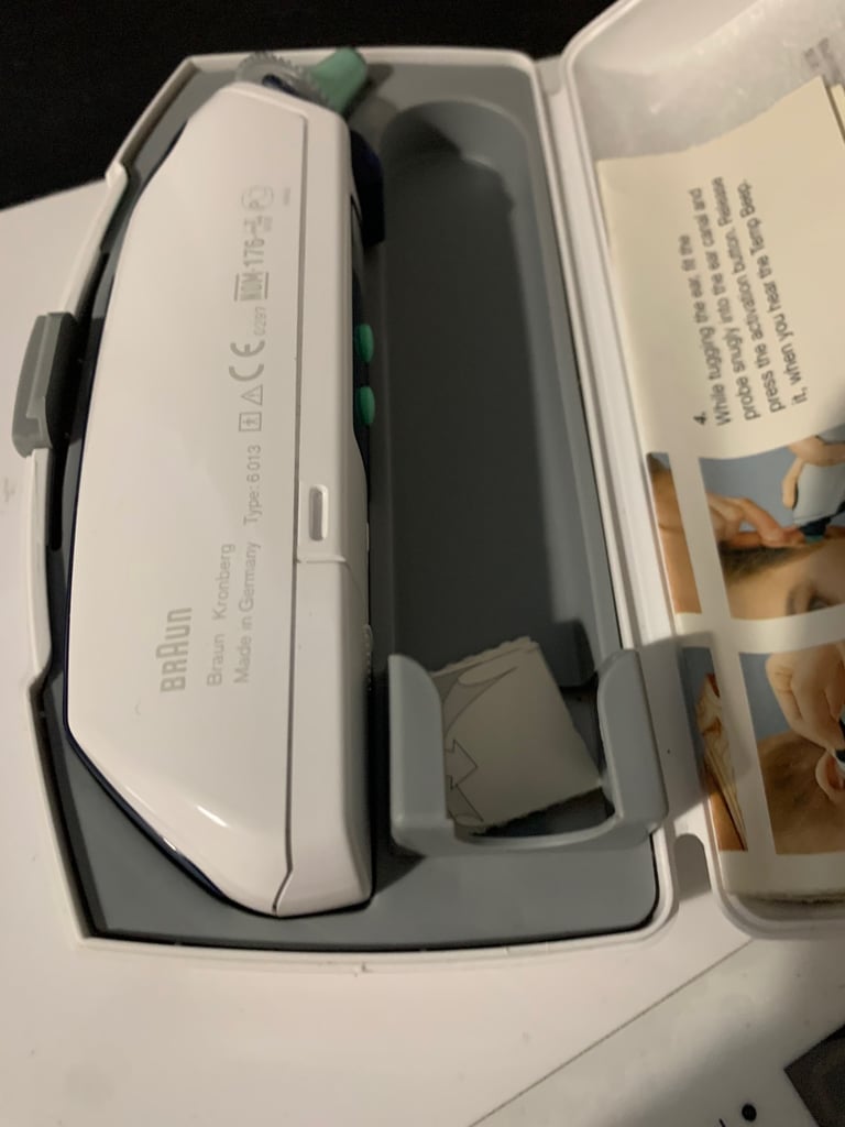 BRAUN THERMO SCAN professional thermometer kit baby toddler adults 6013 RRP £65